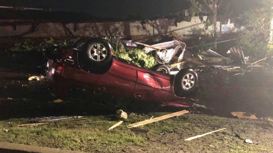 Tormentas en Pensilvania causan el colapso de varios edificios