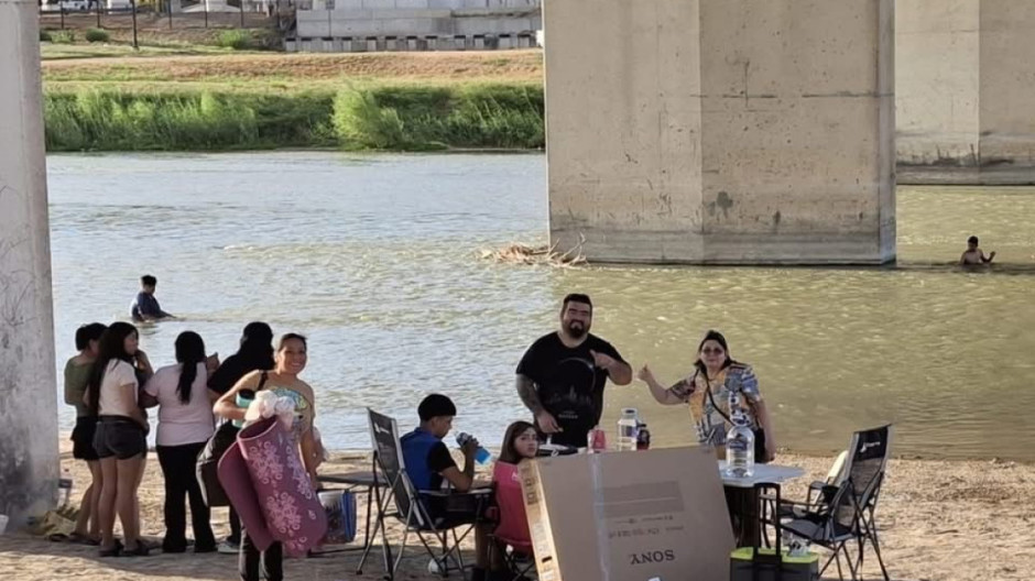 Invitan a crear mensajes de amistad a orillas del Río Bravo