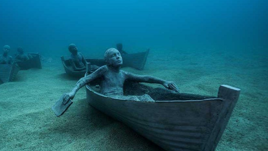 Abren el primer museo bajo el agua de Europa