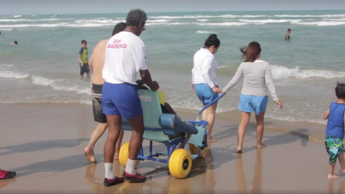 Implementan playa incluyente en Madero