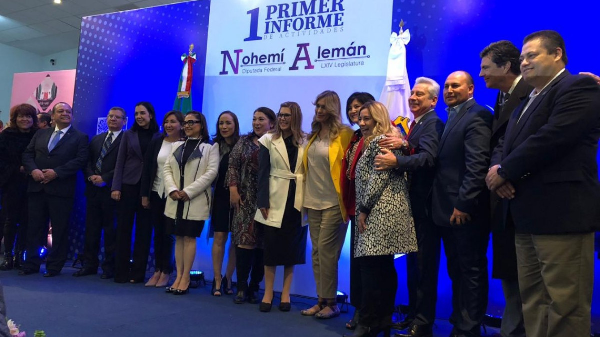 Diputada Federal Nohemí Alemán presenta 1er informe