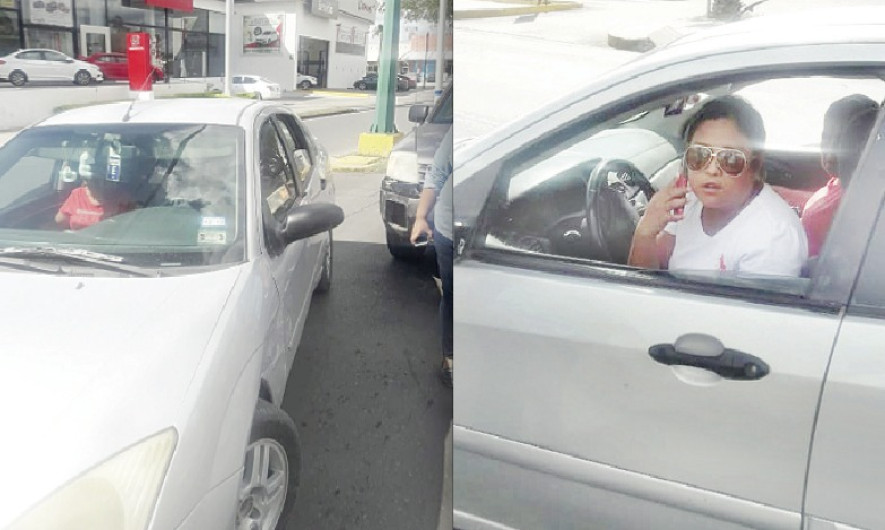 Choca, huye y la atrapan