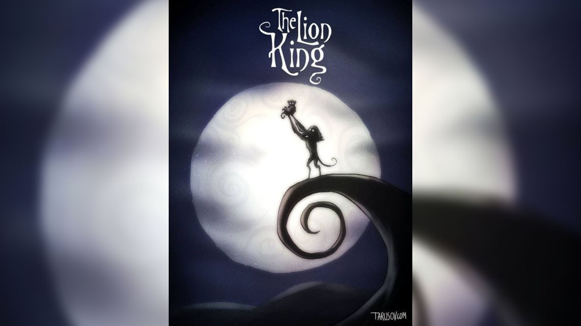 Disney se pinta al estilo de Tim Burton
