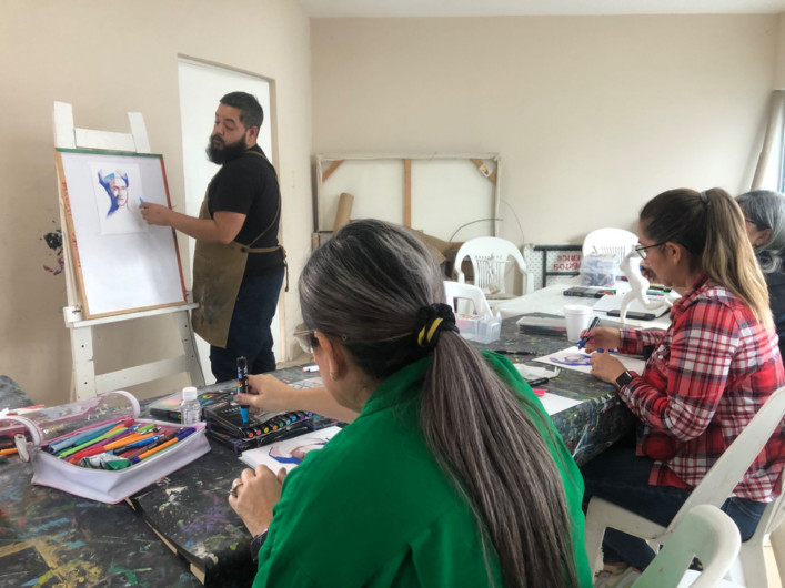IRCA Jarachina ofrece taller de pintura para todas las edades 