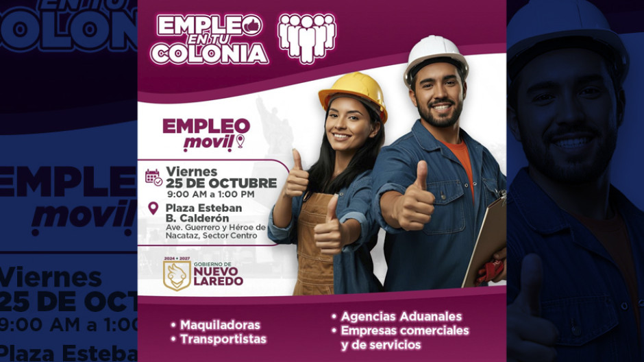 Habrá jornada de 'Empleo en tu Colonia' este viernes