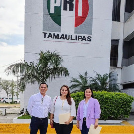 Se registran 3 precandidatos a las diputaciones locales por Matamoros, de la alianza PAN-PRI-PRD.