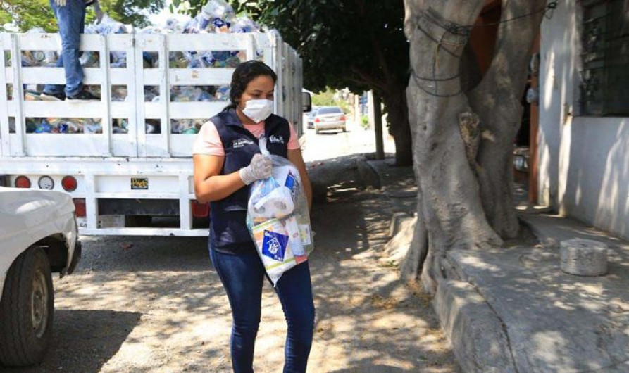 Entrega Gobierno de Tamaulipas apoyo alimentario a familias vulnerables