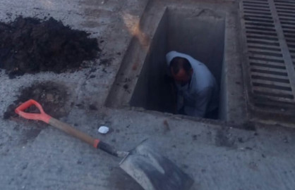 Notable limpieza en pluviales en zona Centro