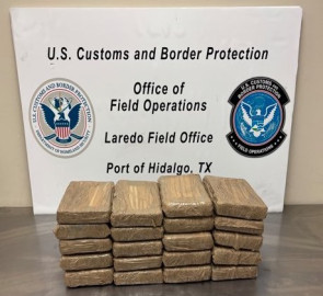 Incautan más de 45 libras de presunta cocaína en el Puente Internacional de Hidalgo