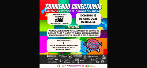 Pospone DIF Reynosa y Voluntariado Carrera con Causa ‘Corriendo Conectamos’