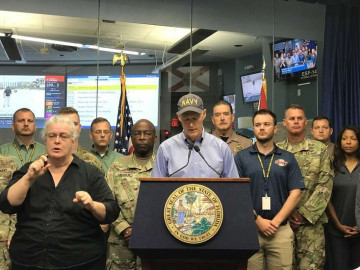 Huracán Michael toca Tierra