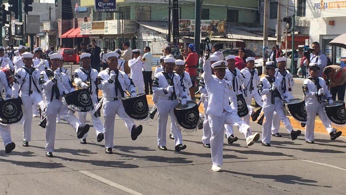 Conmemoran 193 aniversario de Independencia y "Día de la Armada de México"