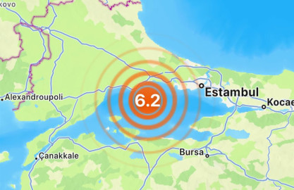 Sismo de magnitud 6.2 sacude a Estambul