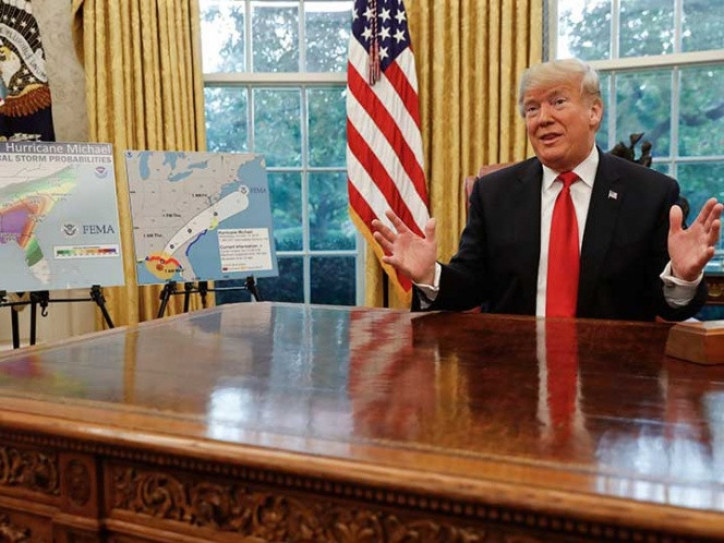 Trump visitará zonas afectadas por "Michael"