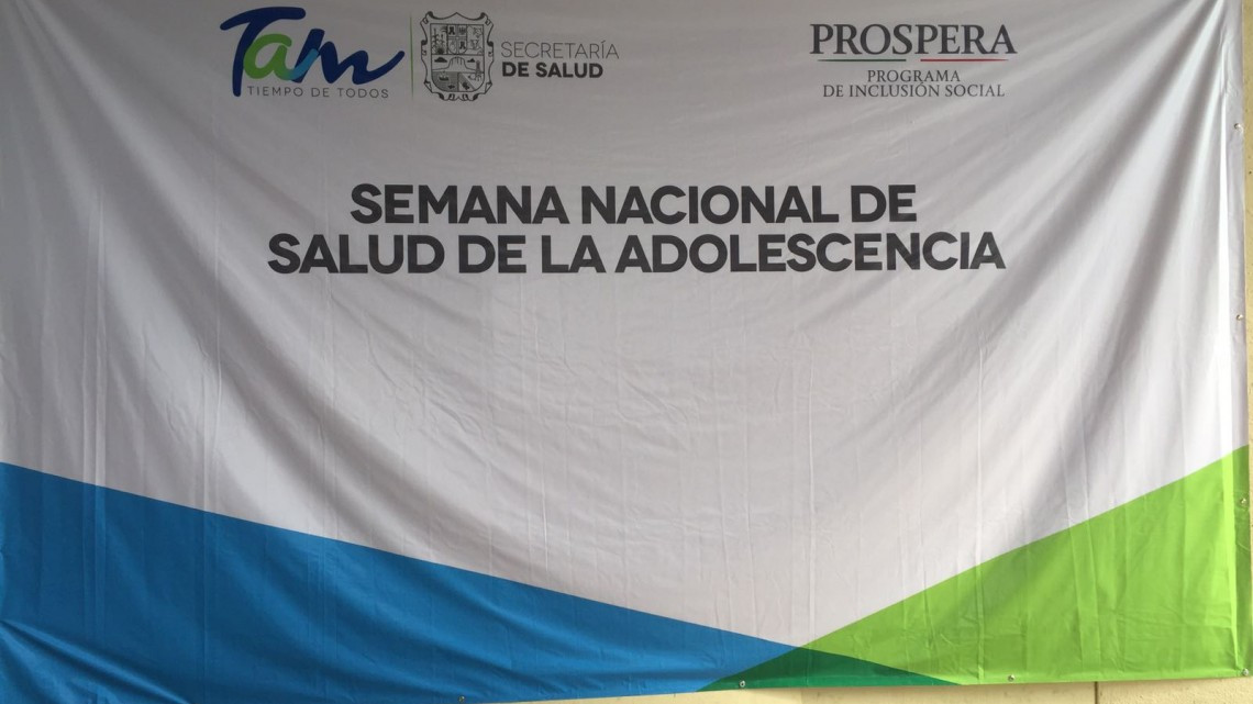 Inicia semana nacional de salud de la adolescencia