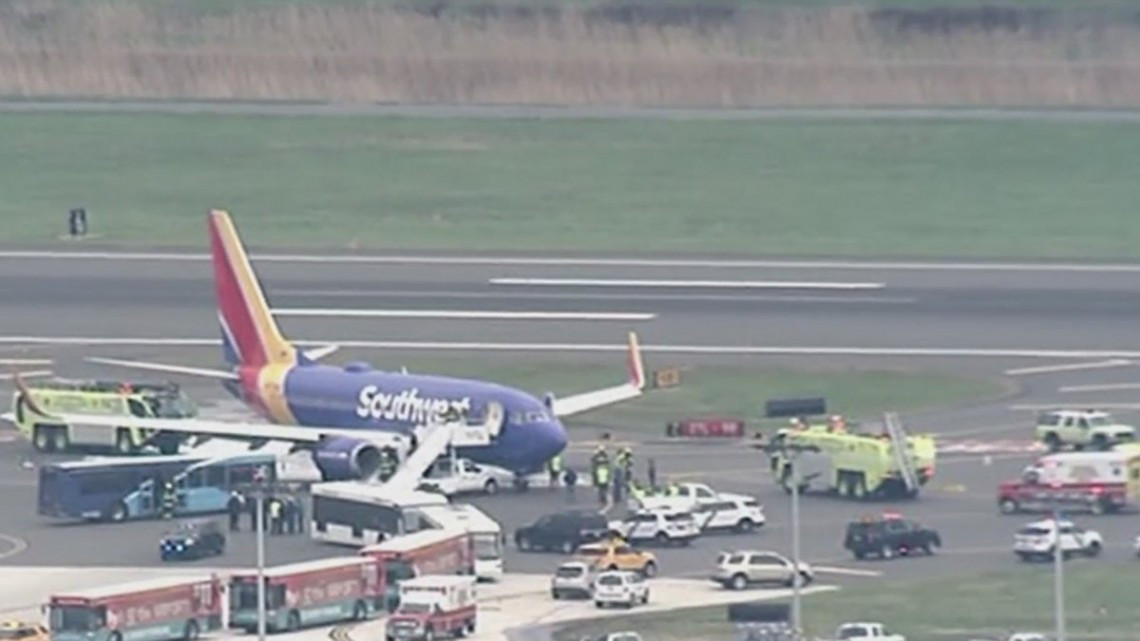 Avión de Southwest aterriza de emergencia en Filadelfia