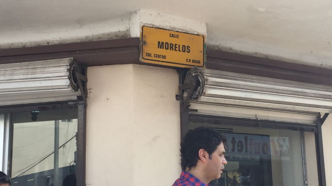 Renuevan nomenclatura en el Centro de Reynosa