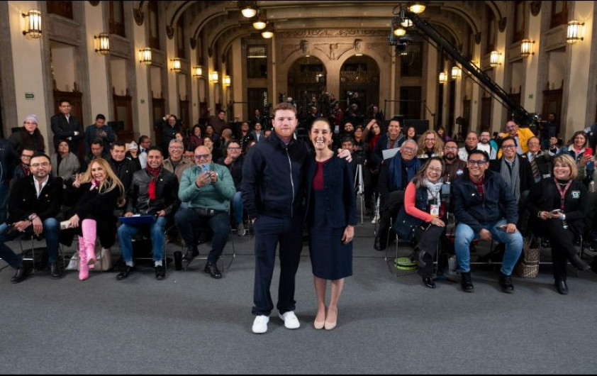 Sheinbaum y Canelo anuncian la 'clase de box más grande del mundo'