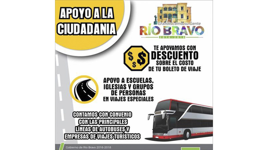 Ayuntamiento apoya con descuentos en costo de boletos de viaje