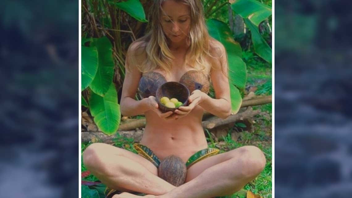 Decide dejar la civilización para irse a vivir desnuda a la jungla