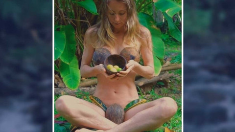 Decide dejar la civilización para irse a vivir desnuda a la jungla