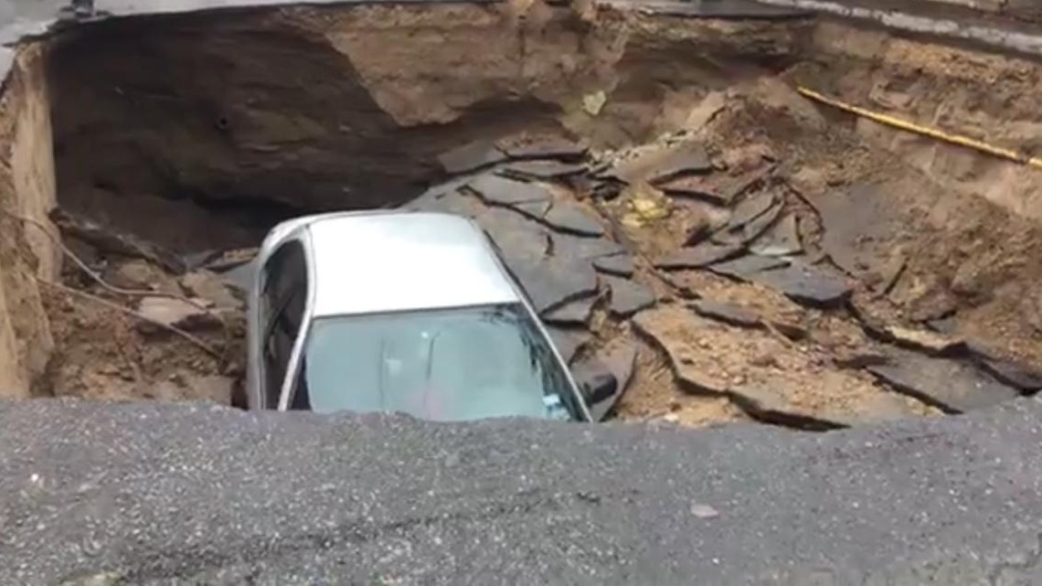 Tras lluvias, se abren nuevos socavones en Nuevo Laredo