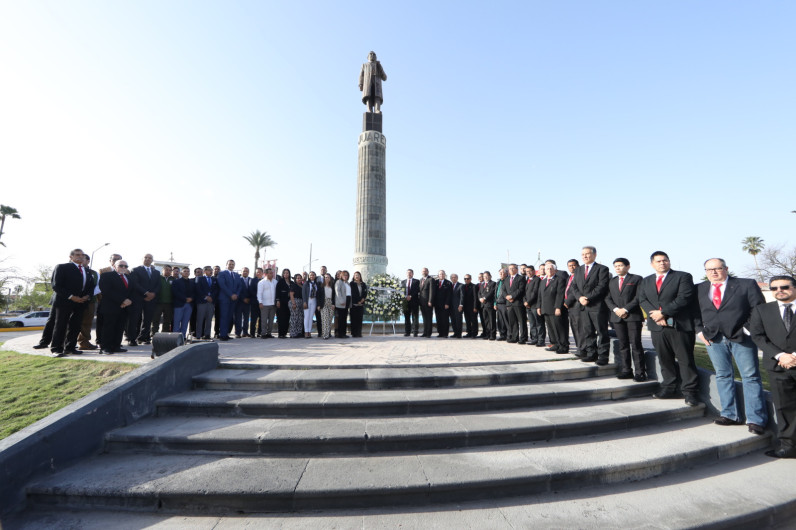 Conmemora Gobierno Municipal natalicio de Benito Juárez con emotiva ceremonia cívica 