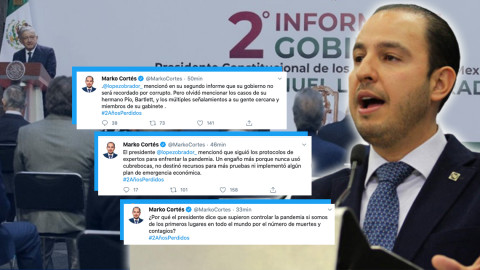 Se le olvidó a AMLO mencionar los caso de su hermano Pío y de Bartlett: Marko Cortés