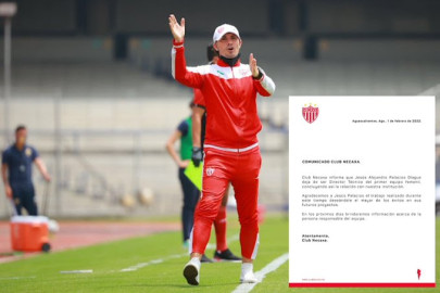 Jesús Palacios fue cesado como DT de Necaxa Femenil
