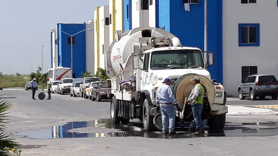 Normalizan servicio de drenaje en Hacienda del Sol