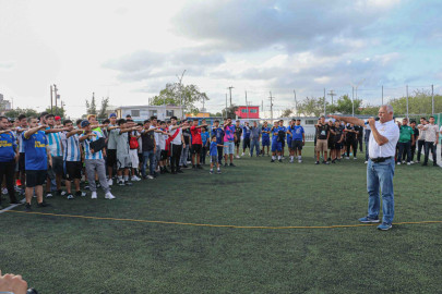 Inaugura Alcalde Mario López, Copa Matamoros Interbarrios de fútbol 7 “Lic. Benito Juárez”