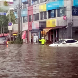 Aguaceros en Seúl dejan al menos siete muertos