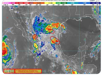 Al pendiente Protección Civil de los pronósticos de lluvia