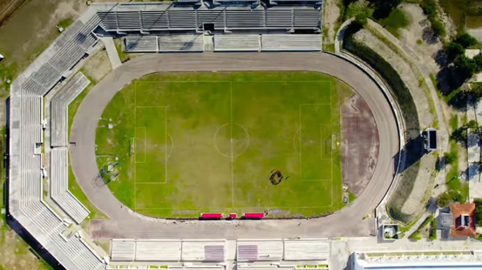 Avanza la rehabilitación de la pista de Tartán en el Polideportivo de Reynosa