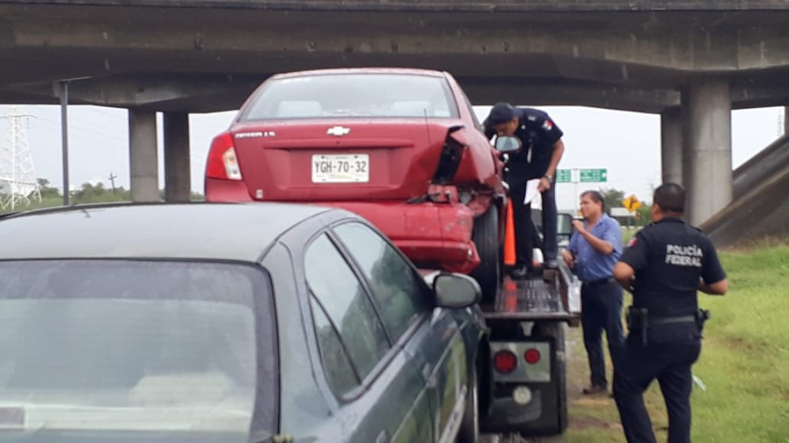 Se disparan accidentes vehiculares, tras fuerte lluvia.
