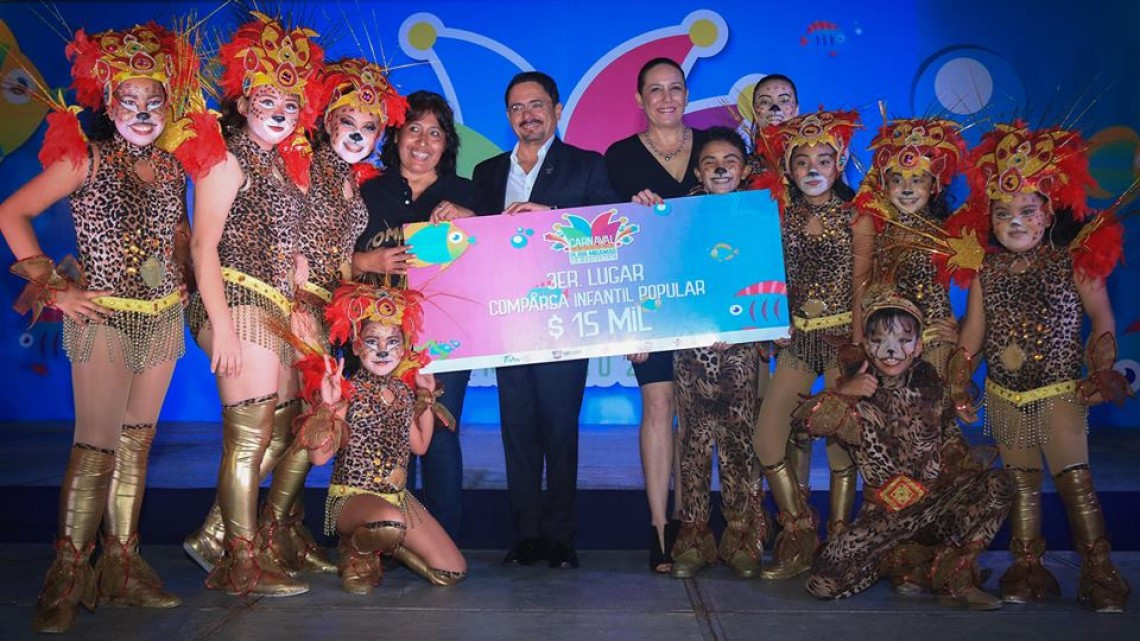 Se realiza premiación de los ganadores del Carnaval Playa Miramar 2018