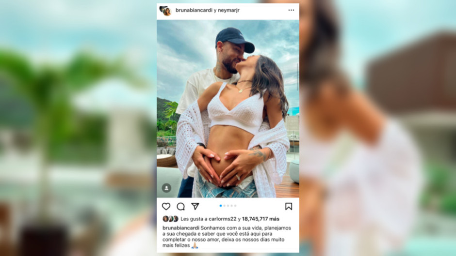 Neymar anuncia que será papá otra vez