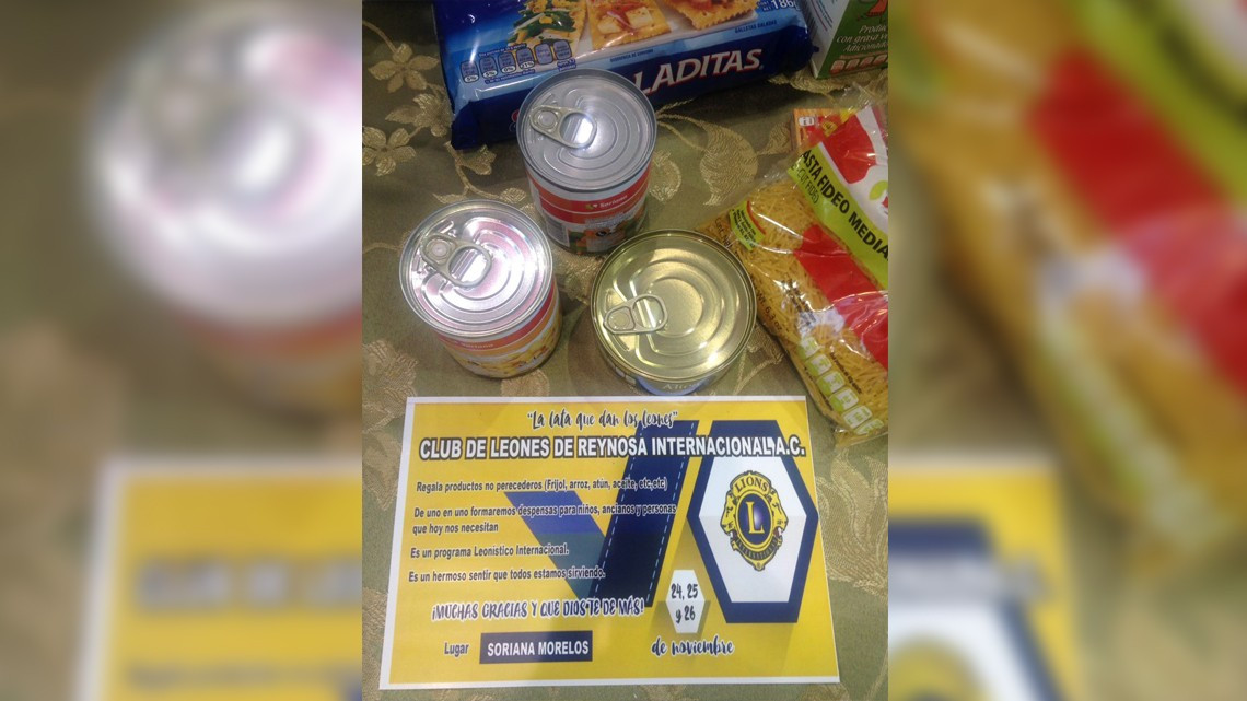 "Club de Leones" inicia recaudación de víveres en Soriana Morelos