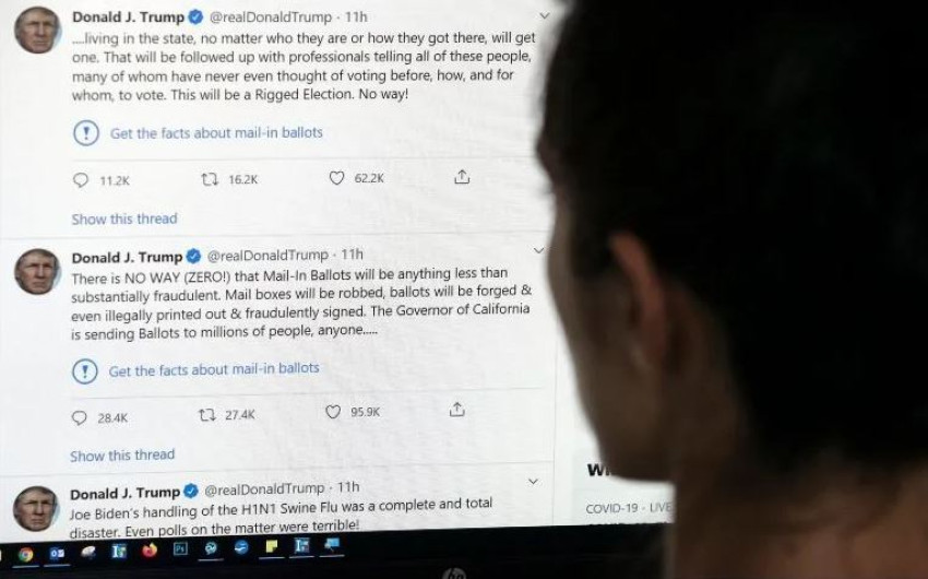 Trump amenaza con cerrar redes sociales tras pleito con Twitter