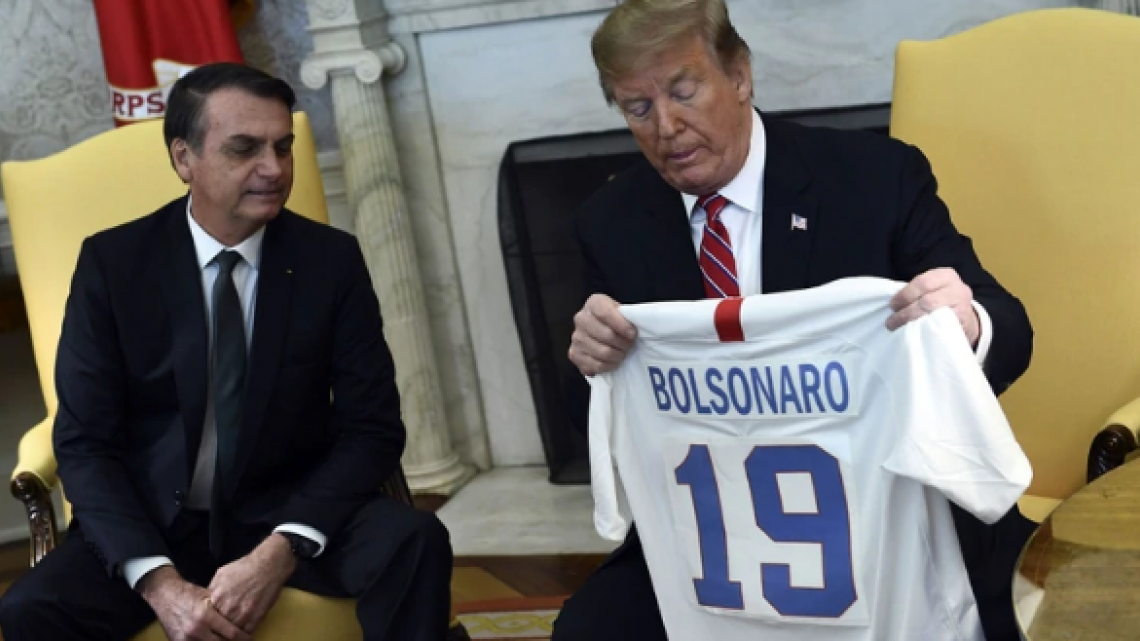 Trump y Bolsonaro se reúnen en la Casa Blanca
