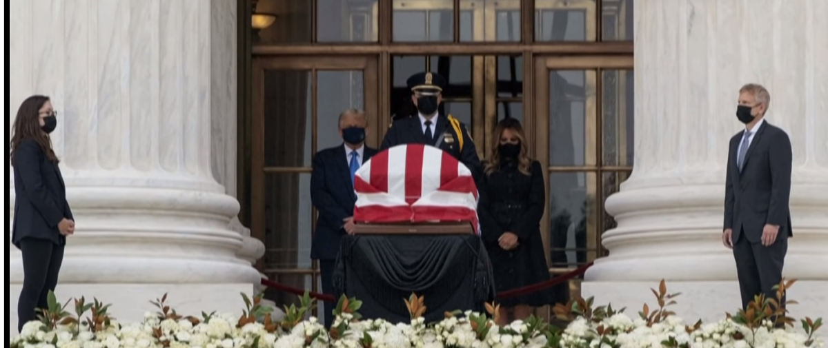 Abuchean a Donald Trump durante homenaje a jueza Ruth Bader Ginsburg 