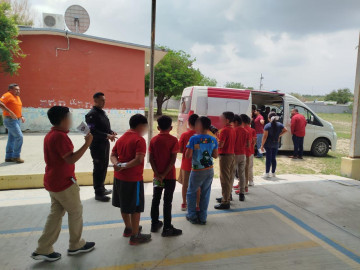 Imparte Guardia Estatal de Género pláticas contra la violencia a niñas y niños de San Fernando