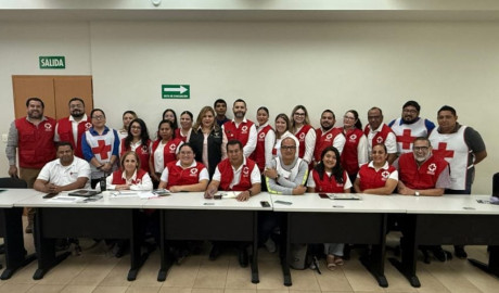Capacita ST a personal de la Cruz Roja en Tampico en materia de seguridad e higiene laboral