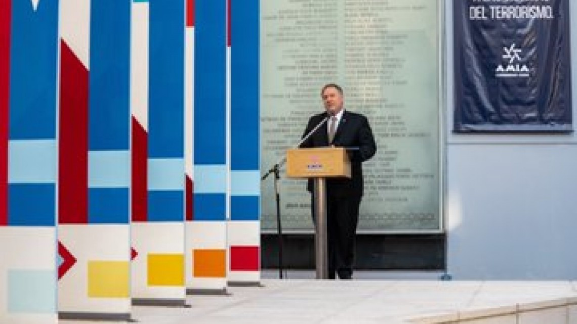 Mike Pompeo y Mauricio Macri se reúnen en Argentina