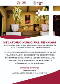 Ofrece Alcalde Carlos Peña Ortiz atención en el Velatorio Municipal