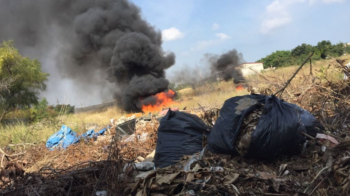 Problema constante incendios en solares baldíos