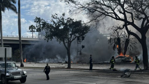 Nuevo accidente aéreo en Estados Unidos: Avioneta se estrella en Boca Ratón, Florida 